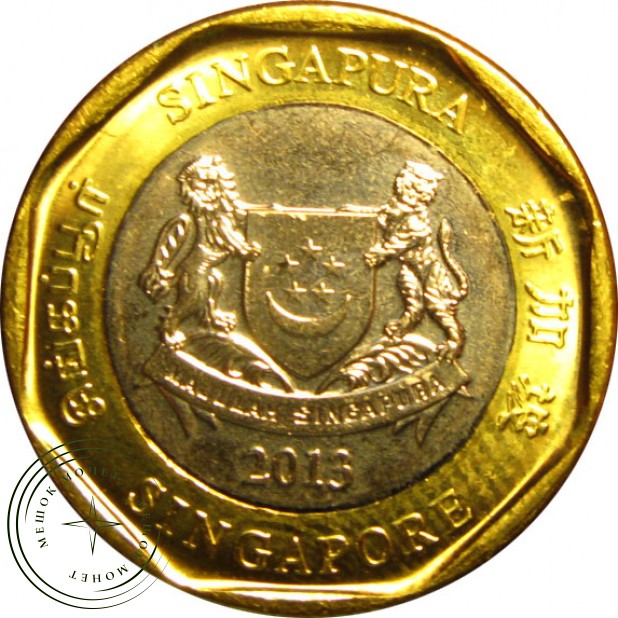 Сингапур 1 доллар 2013
