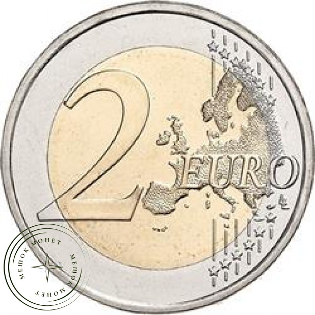 Латвия 2 евро 2015 Чёрный аист (Буклет)