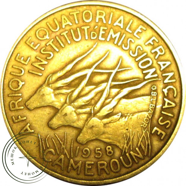 Камерун 25 франков 1958