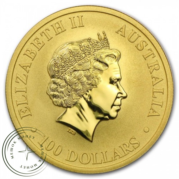 Австралия 100 долларов 2002 Кенгуру