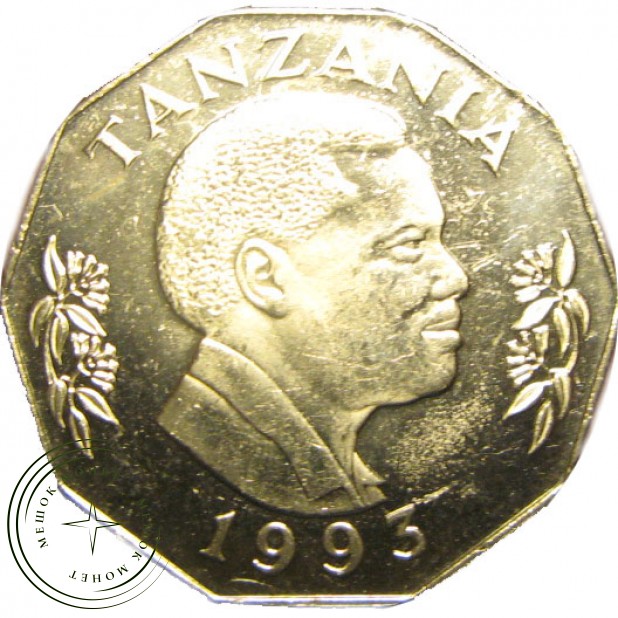 Танзания 5 шиллингов 1993