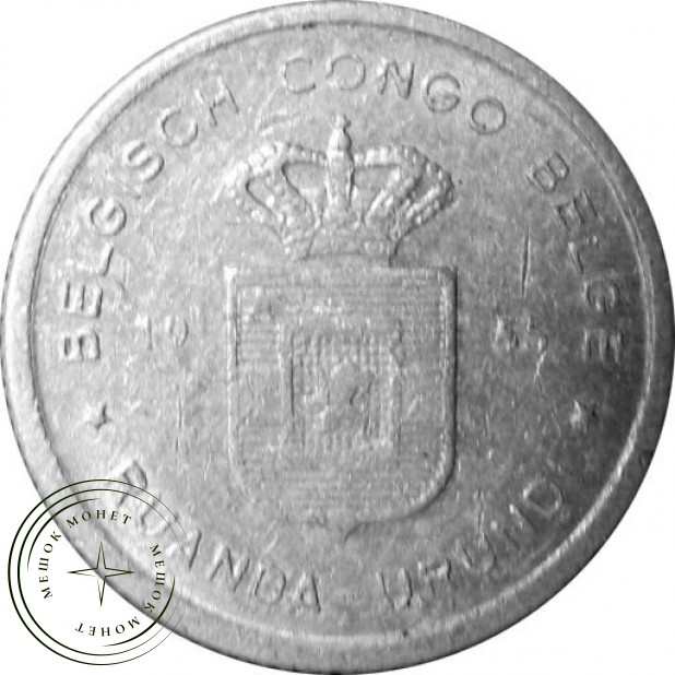 Конго 50 сентим 1955