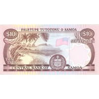 Банкнота Самоа 10 тала 2002