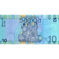 Банкнота Самоа 10 тала 2008