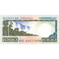Банкнота Ангола 1000 эскудо 1973