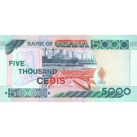 Банкнота Гана 5000 седи 2000