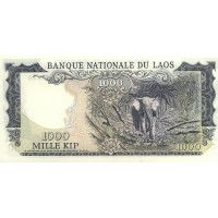 Банкнота Лаос 1000 кип 1974
