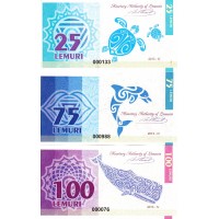 Банкнота Лемурия Набор 2013 (7 банкнот)