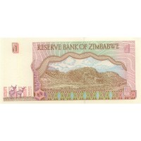 Банкнота Зимбабве 5 долларов 1997