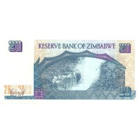 Зимбабве 20 долларов 1997