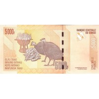 Банкнота Конго 5000 франков 2005