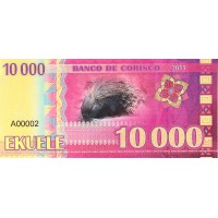 Банкнота Кориско 10000 экуелей 2013