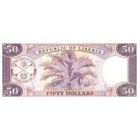 Банкнота Либерия 50 долларов 1999