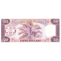 Банкнота Либерия 50 долларов 2004