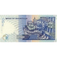 Банкнота Маврикий 50 рупий 1998