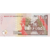 Банкнота Маврикий 100 рупий 2004