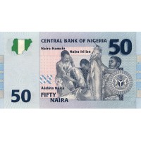 Банкнота Нигерия 50 найра 2007