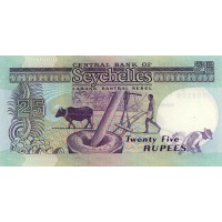 Банкнота Сейшелы 25 рупий 1989