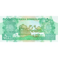 Банкнота Сомалиленд 5000 шиллингов 2012