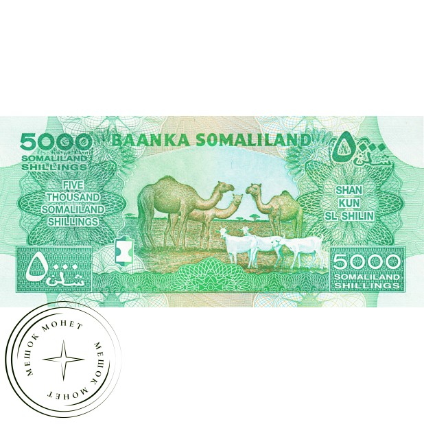 Сомалиленд 5000 шиллингов 2012