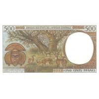 Банкнота Центральная Африка 500 франков 1999