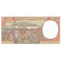 Банкнота Центральная Африка 2000 франков 1998