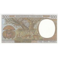 Банкнота Экваториальная Гвинея 500 франков 2002
