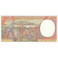 Банкнота Экваториальная Гвинея 2000 франков 1994