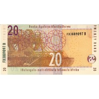 Банкнота Южная Африка 20 рандов 2005