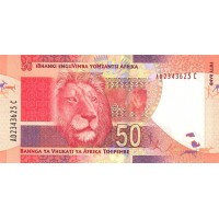 Банкнота Южная Африка 50 рандов 2012