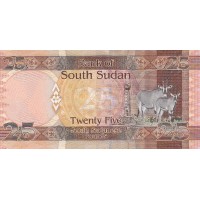 Банкнота Южный Судан 25 фунтов 2011