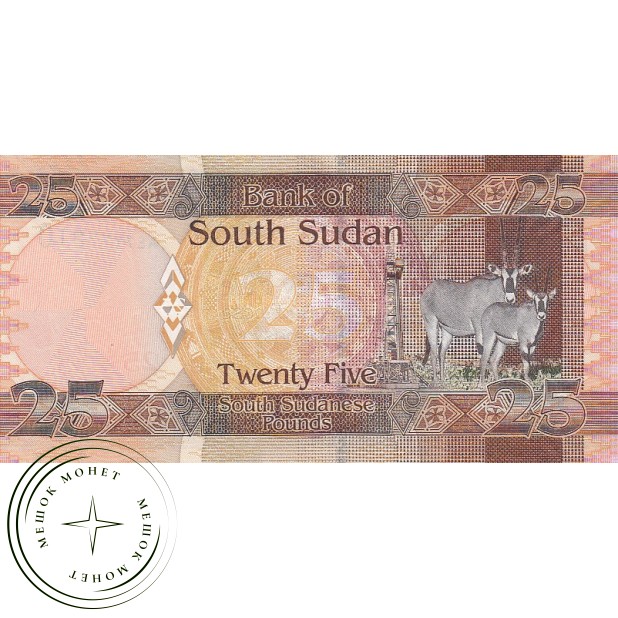 Южный Судан 25 фунтов 2011