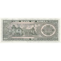 Банкнота Южная Корея 100 вон 1965