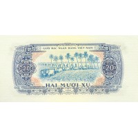 Банкнота Южный Вьетнам 20 су 1966