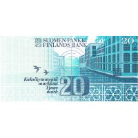 Банкнота Финляндия 20 марок 1993