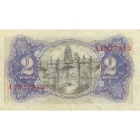 Банкнота Испания 2 песет 1938