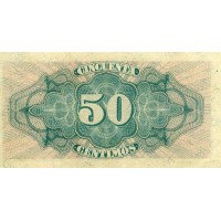 Банкнота Испания 50 центимос 1937