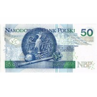 Банкнота Польша 50 злотых 2012
