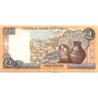 Банкнота Кипр 1 фунт 2004