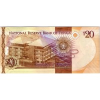 Банкнота Тонга 20 паанга 2015
