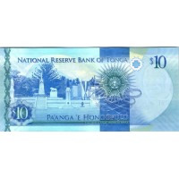 Банкнота Тонга 10 паанга 2015