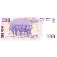 Банкнота Аргентина 100 песо 2012