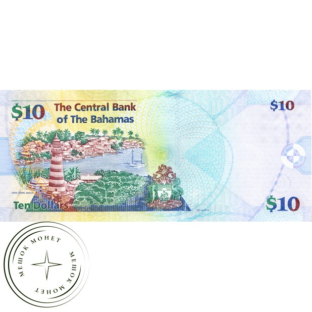 Багамские острова 10 долларов 2009