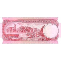 Банкнота Барбадос 1 доллар 1973