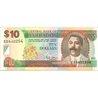 Банкнота Барбадос 10 долларов 2000