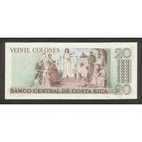 Банкнота Коста-Рика 20 колон 1972