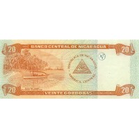 Банкнота Никарагуа 20 кордоба 2006