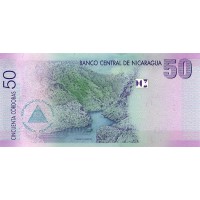 Банкнота Никарагуа 50 кордоба 2007