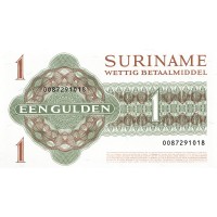 Банкнота Суринам 1 гульден 1970