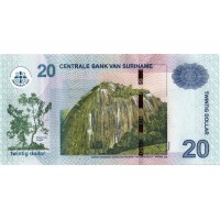 Банкнота Суринам 20 гульденов 2010